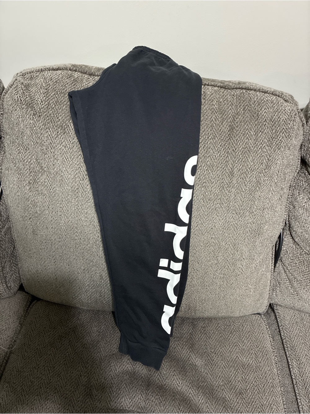 Black Adidas Jogger Sweatpants with Adidas Logo